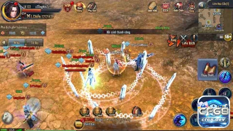 Game Ỷ Thiên 3D – Siêu phẩm nhập vai kiếm hiệp đỉnh cao Các hiệu ứng âm thanh khi nhân vật tung chiêu mang lại trải nghiệm tuyệt vời