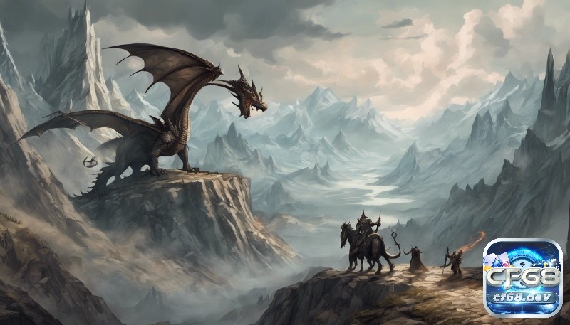 Những game offline huyền thoại trên pc gắn liền với thế kệ 8x, 9x The Elder Scrolls V: Skyrim- Một trong những game offline huyền thoại trên PC về cuộc chiến với các mãnh thú