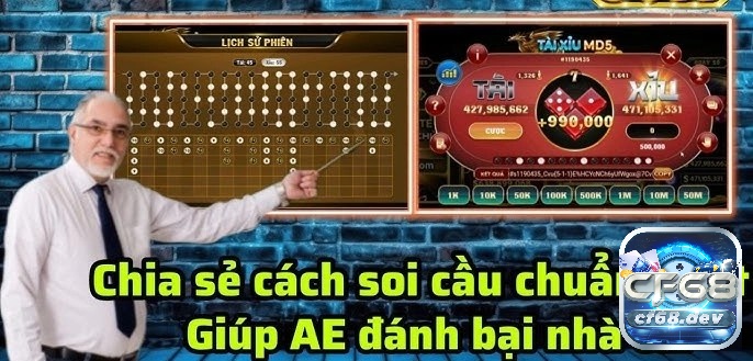 Cách soi cầu tài xỉu cho tất cả các game: Mẹo soi cầu luôn thắng Khám phá cách soi cầu tài xỉu cho tất cả các game cùng CF68 ngay nhé!