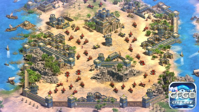 Game Age of Empires II: Definitive Edition với đồ hoạ 4K Ultra Cải tiến đồ hoạ và âm thanh trong game Age of Empires II: Definitive Edition