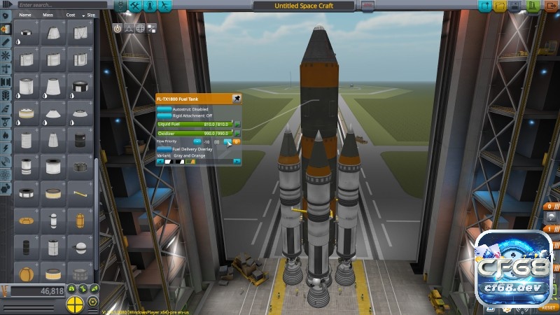 Game Kerbal Space Program: Trò chơi khám phá vũ trụ thú vị Trong Kerbal Space Program (KSP) chế độ tự do cho phép người chơi thiết kế và thử nghiệm tàu vũ trụ mà không bị giới hạn