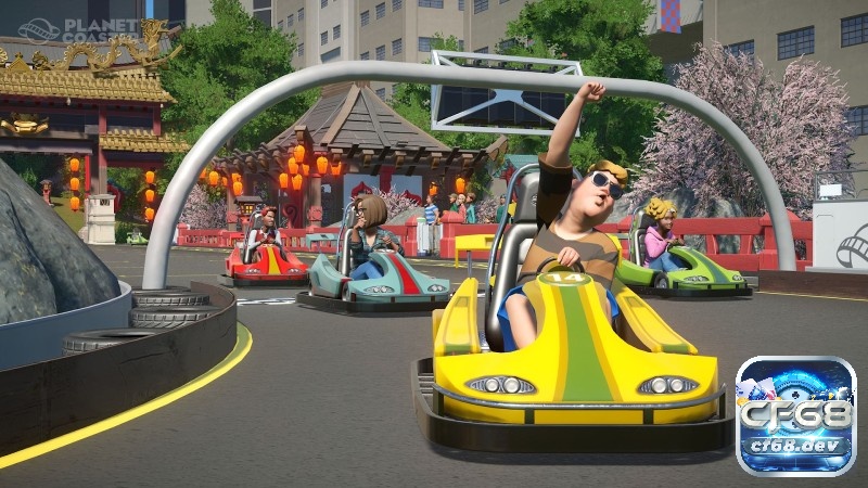 Game Planet Coaster - Khám phá và xây dựng công viên giải trí Tự do thiết kế công viên giải trí với tàu lượn siêu tốc đầy ấn tượng