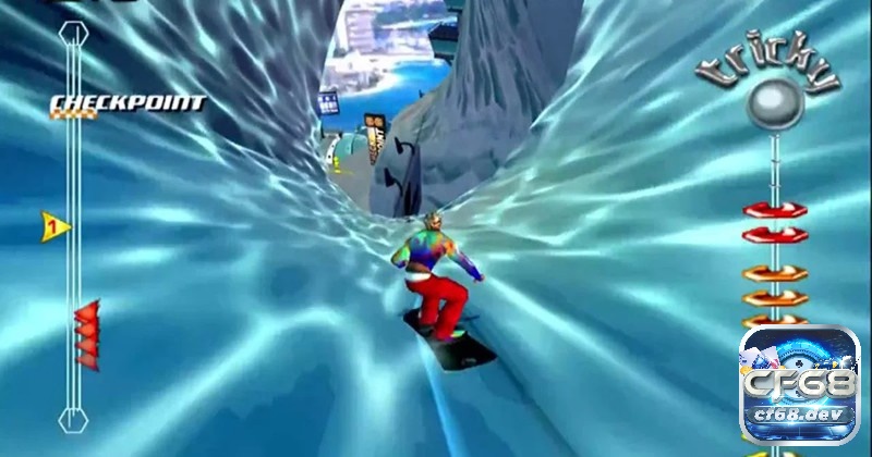 Game SSX Tricky: Huyền thoại game trượt tuyết, chơi là ghiền Các nhân vật trong game được tạo hình với các chuyển động mượt mà và sống động