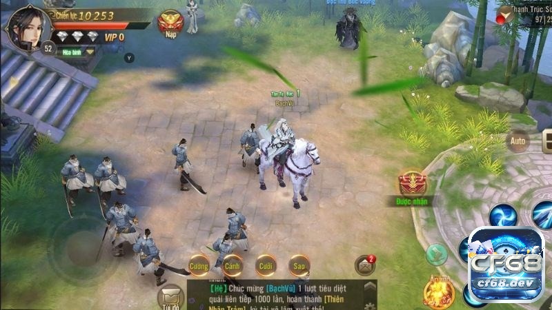 Game Võ Lâm Thiên Tuyệt: Game nhập vai chiến đấu đỉnh cao Nhiệm vụ từ dễ đến khó