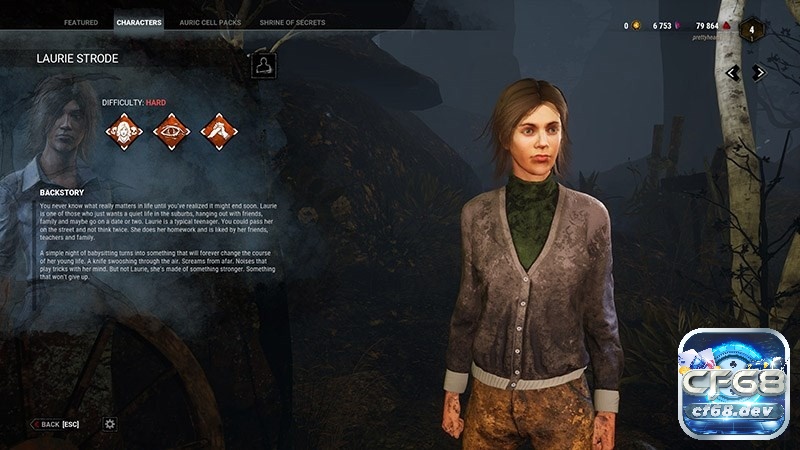 Game Dead by Daylight: Game kinh dị, máu me và bạo lực Laurie Strode có thể làm tăng tỷ lệ sống sót, dễ dàng thoát khỏi Killer