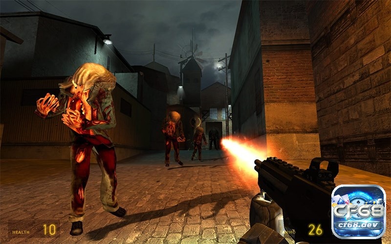Game Half-Life 2 – Game kinh dị ranh giới của sống và chết Nhiệm vụ của người chơi là xâm nhập vào căn cứ đối phương và tiêu diệt tất cả kẻ thù