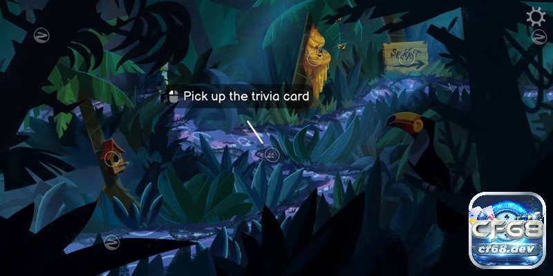 Mẹo chơi Return to Monkey Island: Giải đố & thu thập vật phẩm Tab làm nổi bật các vật phẩm, giúp việc phát hiện dễ dàng hơn