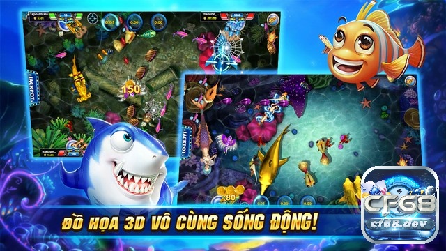 Bắn cá tiên - Cổng game bắn cá uy tín chất lượng số 1 Việt Nam Giao diện đồ họa đồ họa 3D tuyệt đẹp