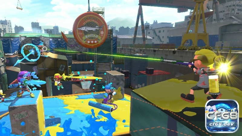 Cách chơi Splatoon 2 hiệu quả nhất từ cao thủ hàng đầu Ngăn chặn đánh dấu khu vực trung tâm bằng mực