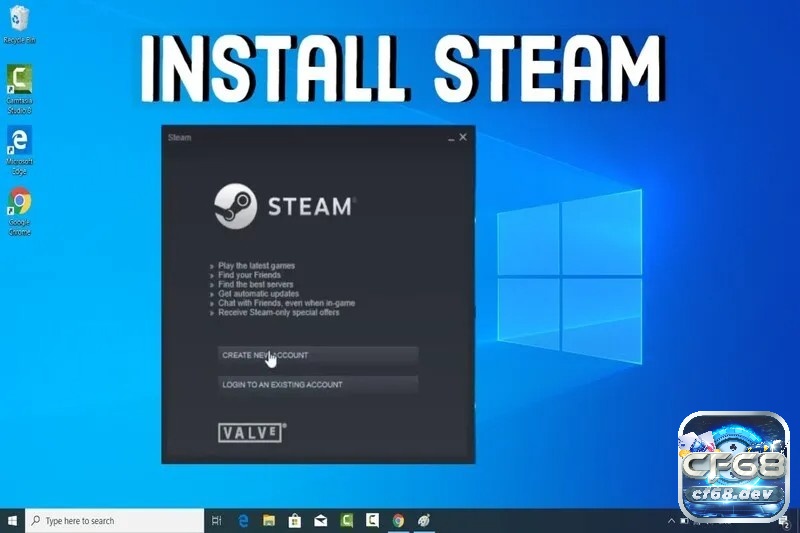 Game Apex Legends - Hành trình sinh tồn đầy kịch tính Nếu chưa có Steam trên máy thì anh em cần tải và cài đặt Steam từ trang chủ chính thức