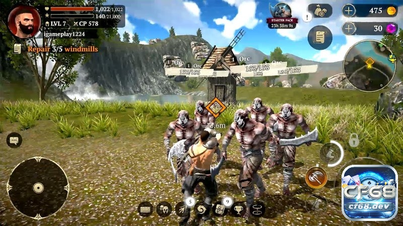 Game MMORPG: Top game hay đáng chơi nhất năm nay Evil Lands là MMORPG chiến đấu chống quái vật và thế lực bóng tối