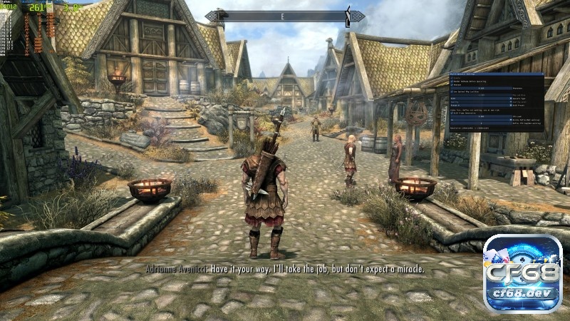 Game nhập vai thần thoại cho android càng chơi càng thích The Elder Scrolls V: Skyrim với nhiệm vụ tiêu diệt Alduin, là con rồng khổng lồ đang âm mưu hủy diệt thế giới
