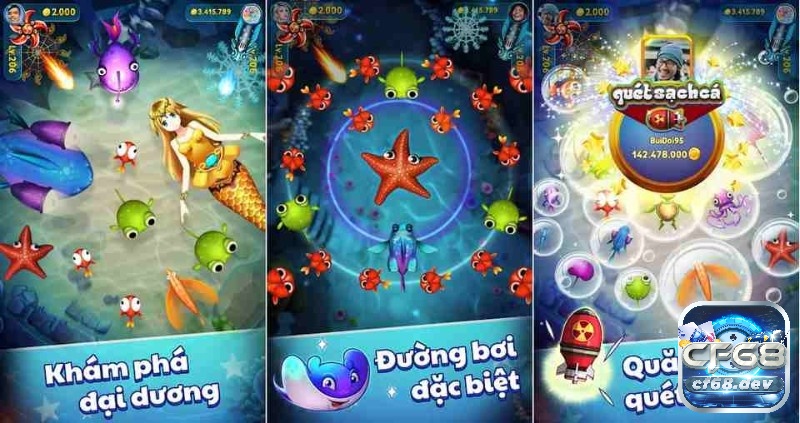 Bắn cá ZingPlay - Game bắn cá vui nhộn, hấp dẫn số 1 Việt Nam Với thiết kế đồ họa 3D đẹp mắt cùng nhiều hiệu ứng vô cùng cuốn hút