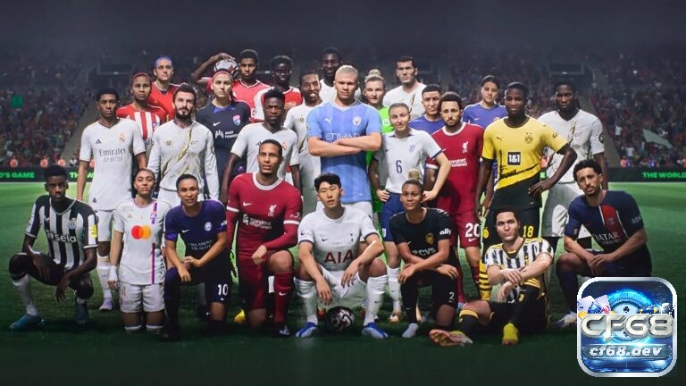 Game thể thao hay đáng trải nghiệm nhất năm 2025 Game EA Sports FC 24 Standard Edition cho phép kết hợp giữa cầu thủ nam - nữ trong đội hình