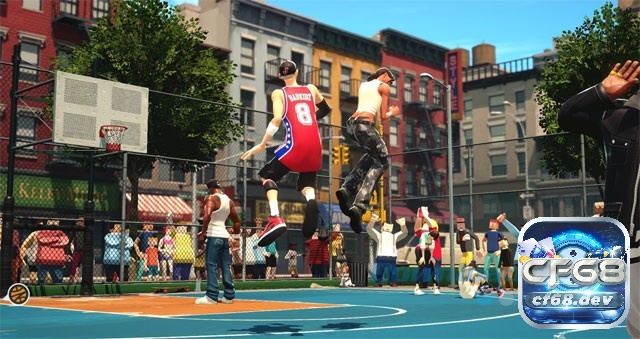 Game thể thao hay đáng trải nghiệm nhất năm 2025 Phối hợp nhịp nhàng với đồng đội để thực hiện các pha bóng kỹ thuật trong 3on3 freestyle rebound