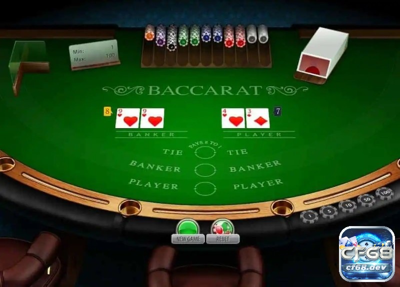 Baccarat online - Quy tắc cơ bản và kinh nghiệm chơi luôn thắng Mỗi cửa sẽ nhận 2 lá bài được chia từ hệ thống vô cùng minh bạch và công bằng