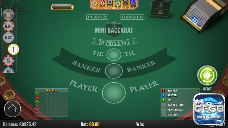Baccarat trực tuyến là gì? Cách chơi, kinh nghiệm luôn thắng lớn Mini Baccarat là biến thể rút gọn của Baccarat trực tuyến phù hợp với những anh em thích trải nghiệm nhanh chóng và gọn lẹ