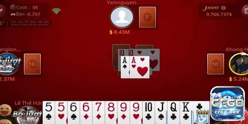 Game club đổi thưởng CF68 - Sân chơi giải trí uy tín, chất lượng Tiến lên miền Nam là tựa game quốc dân nên chắc chắn rất được yêu thích trên nền tảng cá cược này