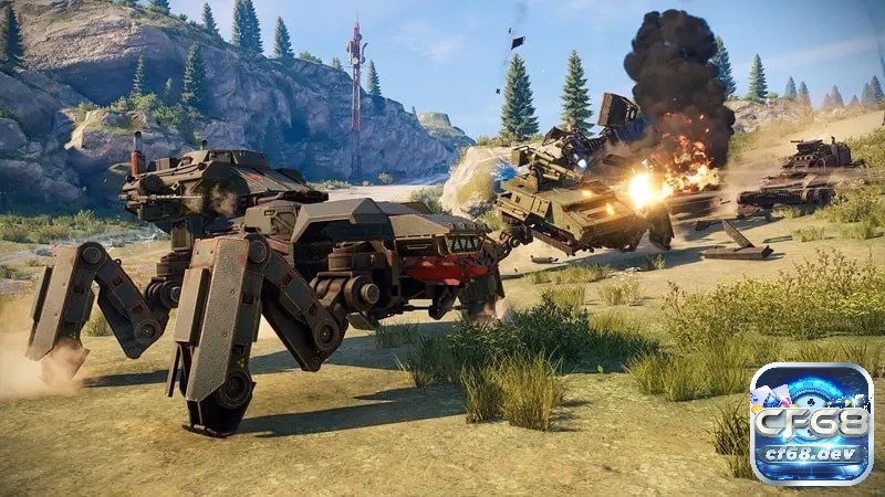 Game crossout mobile: Thế giới chiến đấu xe tăng đỉnh cao Đồ họa chân thực và âm thanh sống động giúp Crossout Mobile tái hiện hoàn hảo không khí chiến trường.