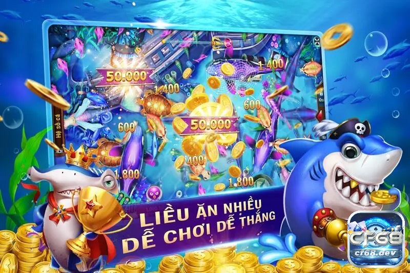 Bắn cá săn xu - Game bắn cá đổi thưởng hấp dẫn 2025 Cf68 sẽ chia sẻ cho anh em một số mẹo chơi game bắn cá săn xu luôn thắng nhé