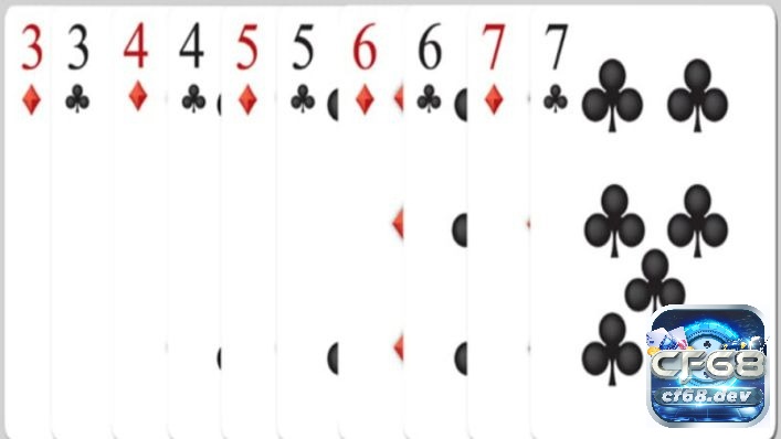 Game bài tiến lên miền nam: Luật chơi đầy đủ và dễ hiểu nhất Trường hợp 5 đôi thông trong thắng trắng