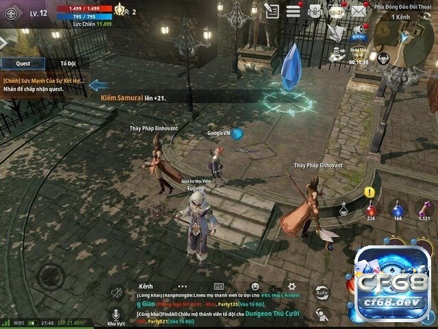 Game MMORPG mobile là gì? Top game được yêu thích nhất Thế giới mở cho phép người chơi có thể tự do khám phá tạo nên cảm giác vô cùng sống động và thú vị
