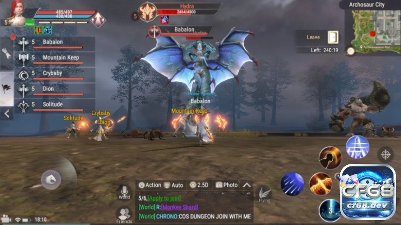 Game MMORPG mobile là gì? Top game được yêu thích nhất Hệ thống nâng cấp và phát triển nhân vật rất chỉnh chu và đa dạng