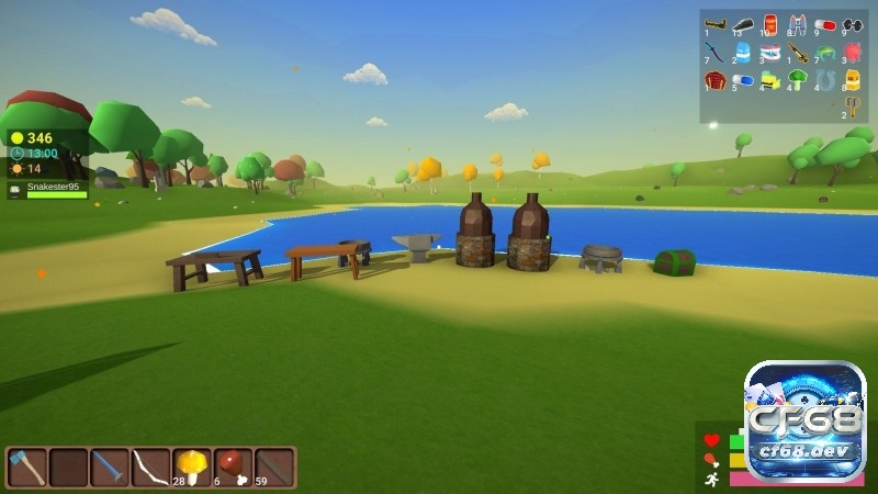 Game Muck: Game sinh tồn indie gây sốt trên Steam Đồ họa nhẹ giúp Muck chạy mượt trên nhiều dòng máy