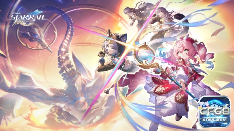 Game rpg mobile hay nhất 2025 cho người yêu thể loại nhập vai Honkai Star Rail mang đến trải nghiệm phiêu lưu không gian kỳ thú với hệ thống chiến đấu theo lượt đầy sáng tạo