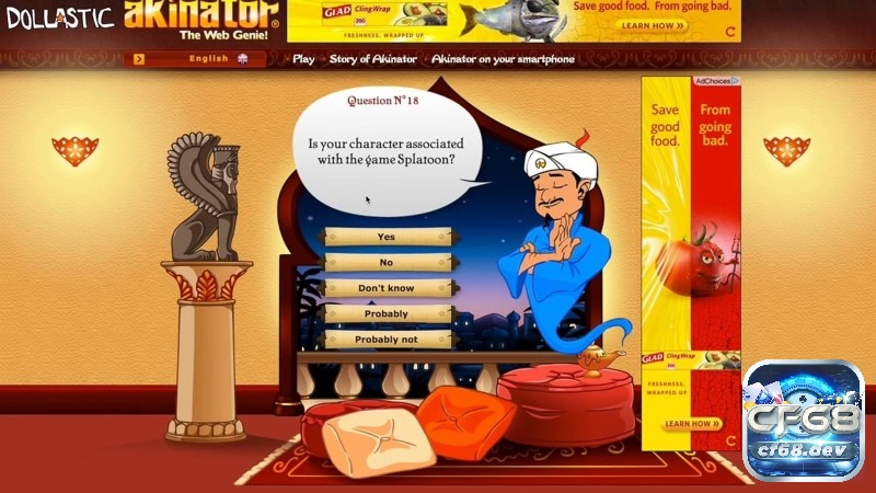 Game Akinator: Trải nghiệm trò chơi đoán nhân vật đầy bất ngờ Trả lời mơ hồ là cách thông minh để đánh lạc hướng AI