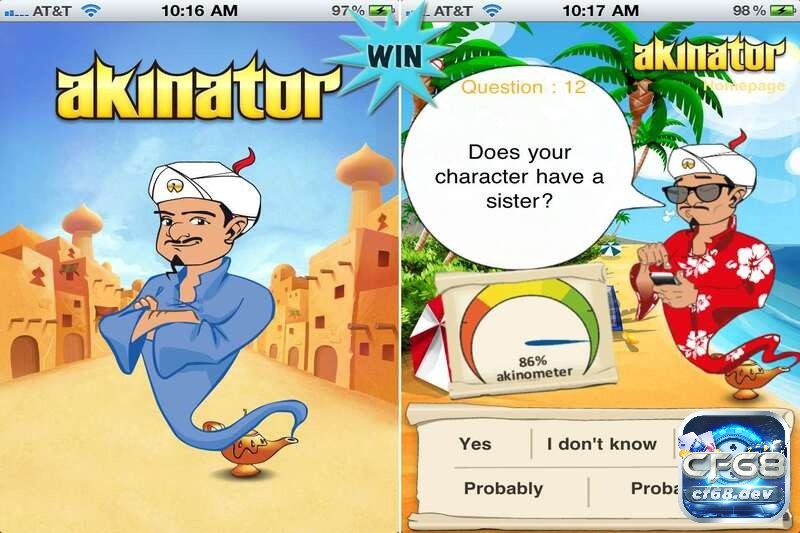 Game Akinator: Trải nghiệm trò chơi đoán nhân vật đầy bất ngờ Chọn nhân vật ít ai biết để thử thách Akinator