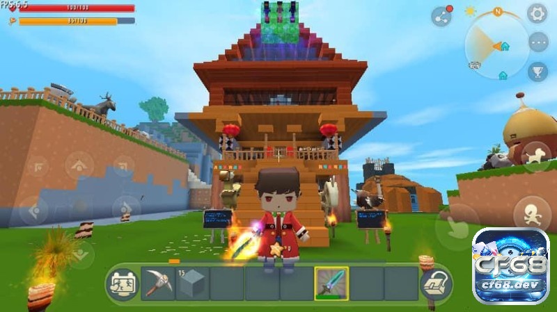 Game mini world block art: Thế giới sáng tạo không giới hạn Redstone không chỉ giúp tự động hóa thế giới của bạn mà còn mở ra cơ hội phát triển tư duy logic trong Mini World Block Art.