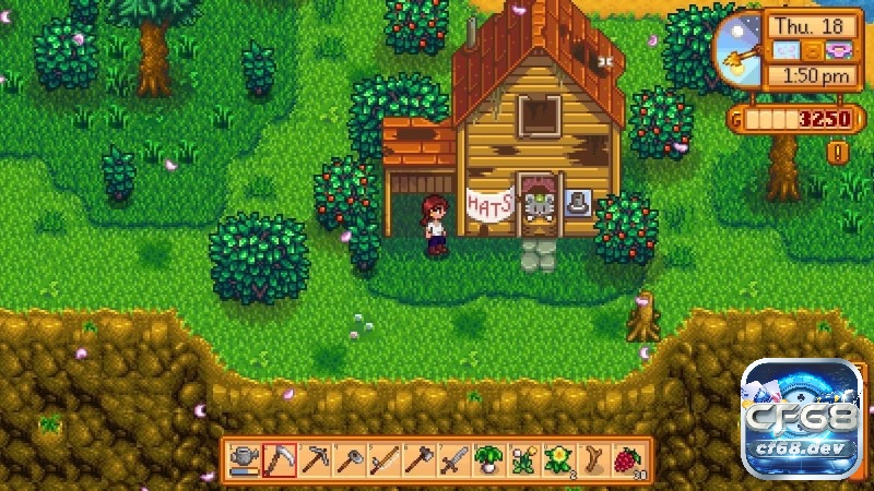 Game online co-op - Top game co-op đáng chơi nhất hiện nay Stardew Valley là tựa game mà anh em phải quản lý thời gian và năng suất lao động trong trang trại của mình