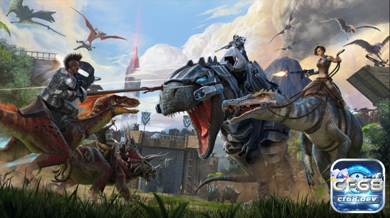 Game sinh tồn PC hay nhất mà game thủ không nên bỏ qua Trò chơi này phải thu thập và chế tạo vũ khí xây dựng nơi trú ẩn, thuần hoá khủng long để tham gia chiến đấu