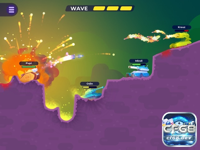 Game Tank Stars – Game bắn xe tăng vui nhộn nên thử ngay Tank Stars chinh phục game thủ toàn cầu nhờ đồ họa hoạt hình đáng yêu, vũ khí độc đáo