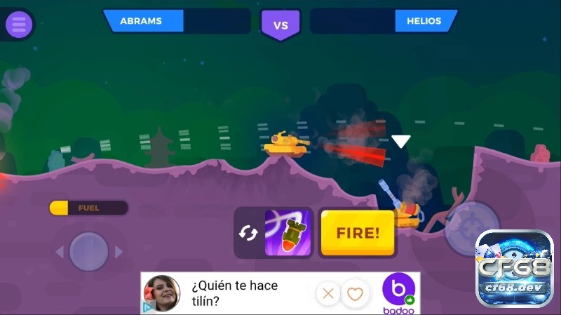 Game Tank Stars – Game bắn xe tăng vui nhộn nên thử ngay Tank Stars đòi hỏi bạn phải tính toán thực hiện những pha bắn chiến thuật, hạ gục đối thủ