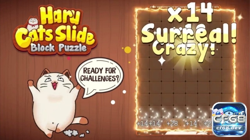 Game xếp hình là gì? Top những tựa game hấp dẫn nhất 2025 Haru Cats Slide có thiết kế dựa trên những chú mèo và có âm thanh nhẹ nhàng, đáng yêu, thu hút