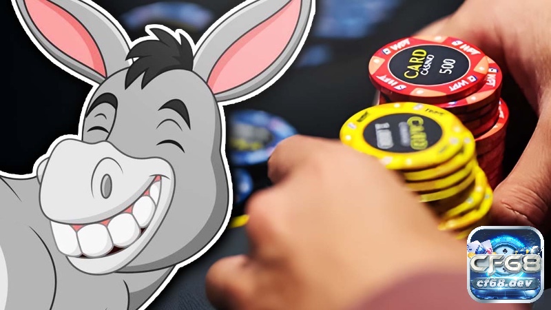 Donk bet poker là gì? Giải mã chi tiết chiến thuật "cược lừa" "Donk” bắt nguồn từ “donkey” – từ lóng chỉ người chơi còn non kinh nghiệm, hay mắc sai lầm cơ bản trong trò chơi poker.