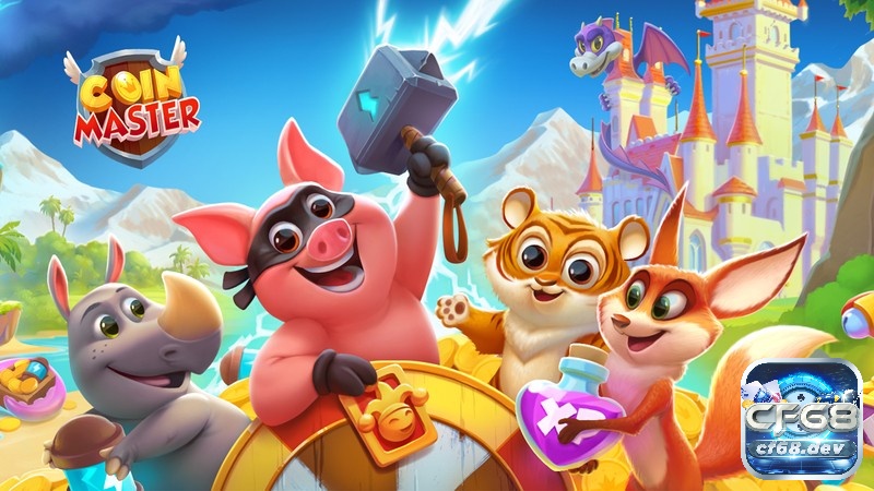 Game hay 2025: Top bom tấn với đồ họa và gameplay đột phá Coin Master hấp dẫn người chơi nhờ lối chơi quay thưởng dễ gây nghiện