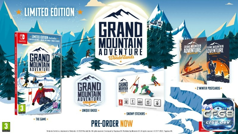 Game phiêu lưu offline cho Android đáng chơi nhất 2025 Grand Mountain Adventure kết hợp phiêu lưu và thể thao mạo hiểm, cho bạn trượt tuyết và khám phá thế giới núi tuyết hùng vĩ