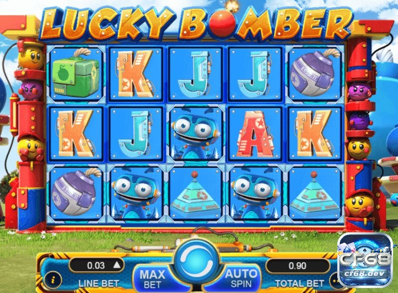 Game slot lucky bomber có lối chơi đơn giản, thưởng hấp dẫn Cơ chế hoạt động của game slot lucky bomber khá đơn giản nhưng tinh tế