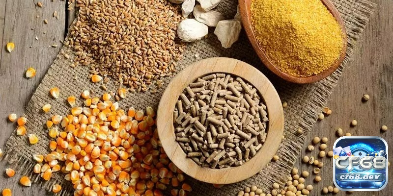 Kinh nghiệm nuôi gà đá hiệu quả từ các chuyên gia tại Việt Nam Thức ăn thay đổi theo giai đoạn từ gà con đến trưởng thành, tối ưu thể lực thi đấu