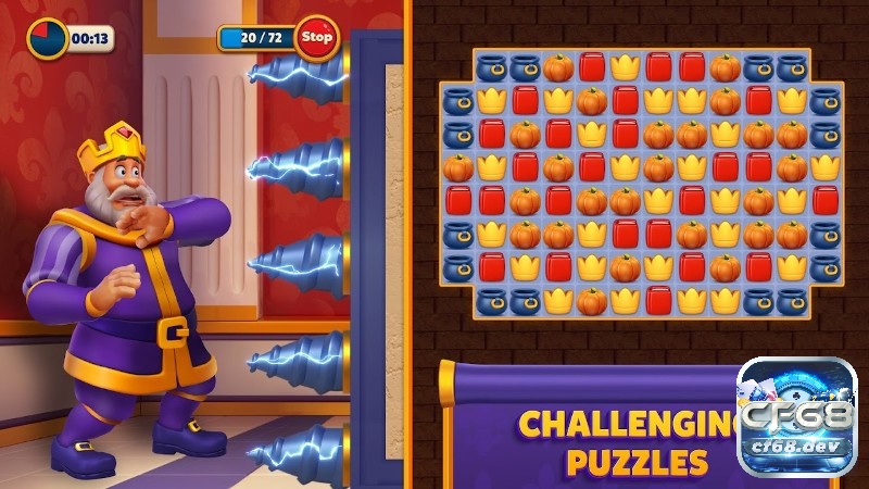 Game màn hình dọc online hay nhất: Chơi 1 tay, giải trí mọi lúc Game màn hình dọc online về trò chơi match-3 mượt mà với các màn chơi thông minh và giải đấu đội nhóm hấp dẫn.