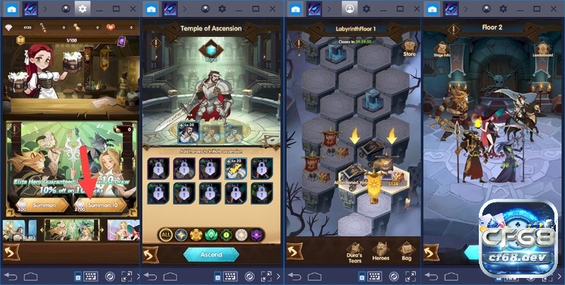 Game màn hình dọc online hay nhất: Chơi 1 tay, giải trí mọi lúc Game màn hình dọc online với đồ họa nghệ thuật độc đáo cùng hệ thống nhân vật đa dạng và cơ chế AFK hào phóng.