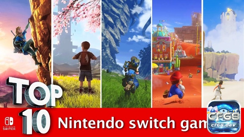 Top game Nintendo Switch hay nhất 2025, giải trí hấp dẫn Ấn tượng top game nintendo switch hay được yêu thích bởi tính di động và linh hoạt