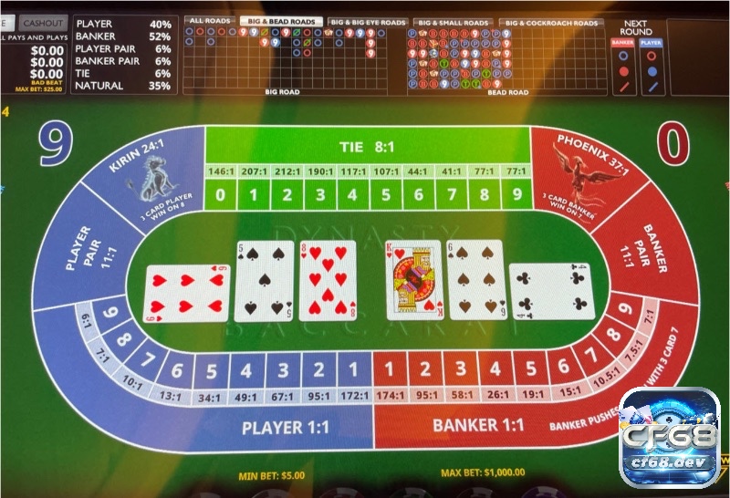 Cược Baccarat là gì: Khám phá luật chơi và cách tính điểm Cược phụ như Đôi, Hoàn hảo hay Lớn/Nhỏ giúp tăng phần kịch tính của Baccarat.