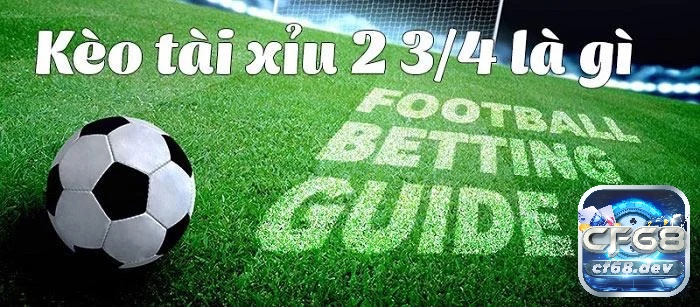Tài xỉu 2 trái 3 4 là sao? Giải mã kèo chi tiết và cách tính tiền Nhiều người nhầm lẫn kèo tài xỉu 2 trái 3 4 là sao với kèo 2.5 hoặc 3 hòa
