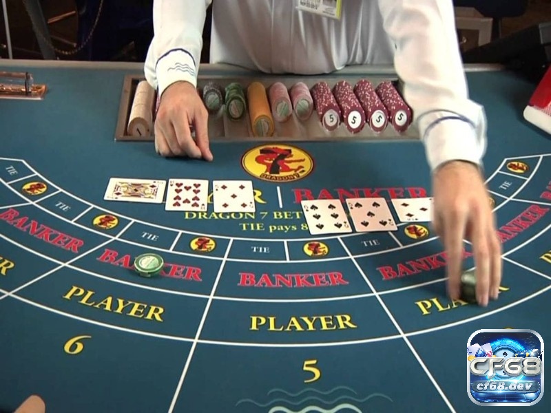 Mini Baccarat là gì? Khám phá luật chơi và cách tính điểm Dealer chia bài Mini Baccarat với lá bài ngửa và bảng tính điểm 9 điểm tối đa.