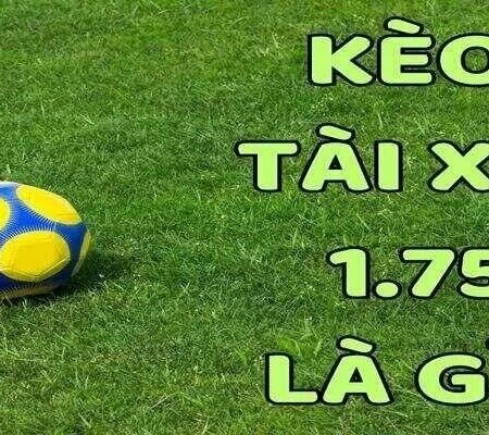 Kèo 1.75 là gì? Giải mã chi tiết về kèo chấp 1 3/4 trong bóng đá