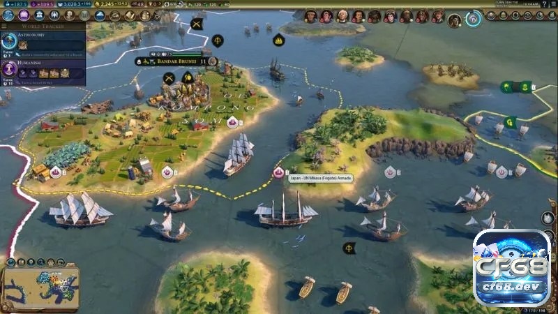 Game Sid Meier’s Civilization VI – Đế chế huyền thoại trở lại Hoạt động ngoại giao và chiến tranh ảnh hưởng trực tiếp đến thế trận trong game Sid Meier’s Civilization VI